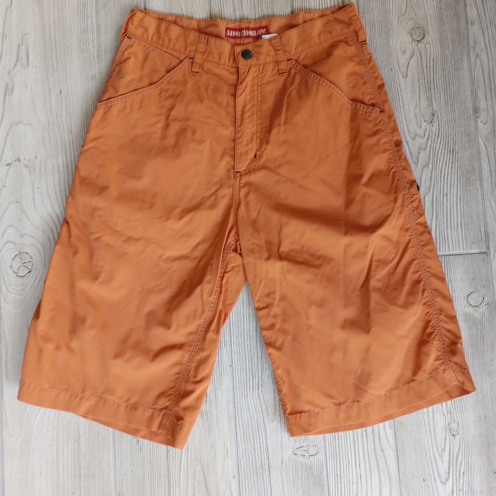 UNIONBAY Men's Orange Long Board Shorts